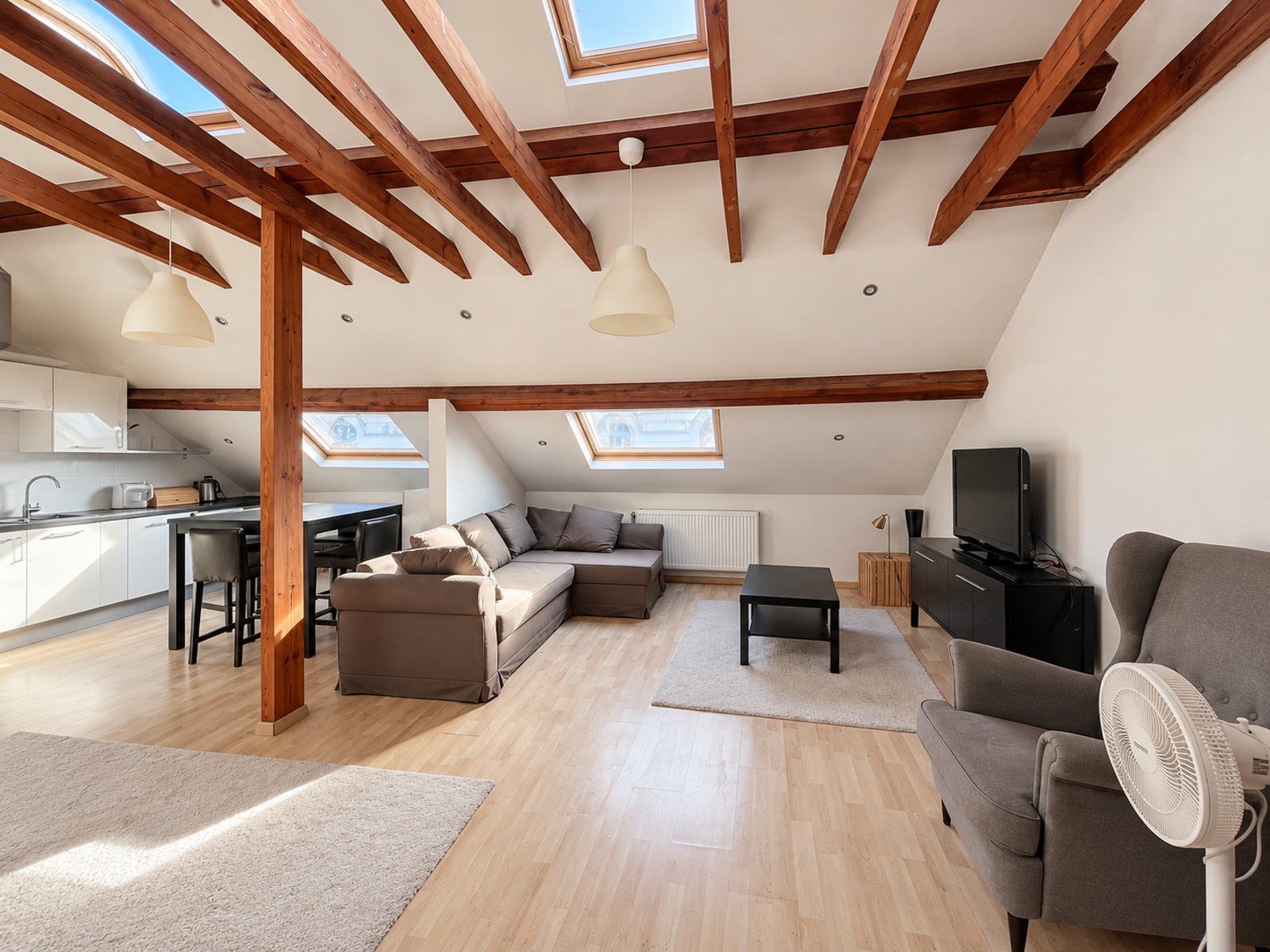 Grand Hospice 3A - Appartement 1 chambre meublé — Logement à louer à Bruxelles