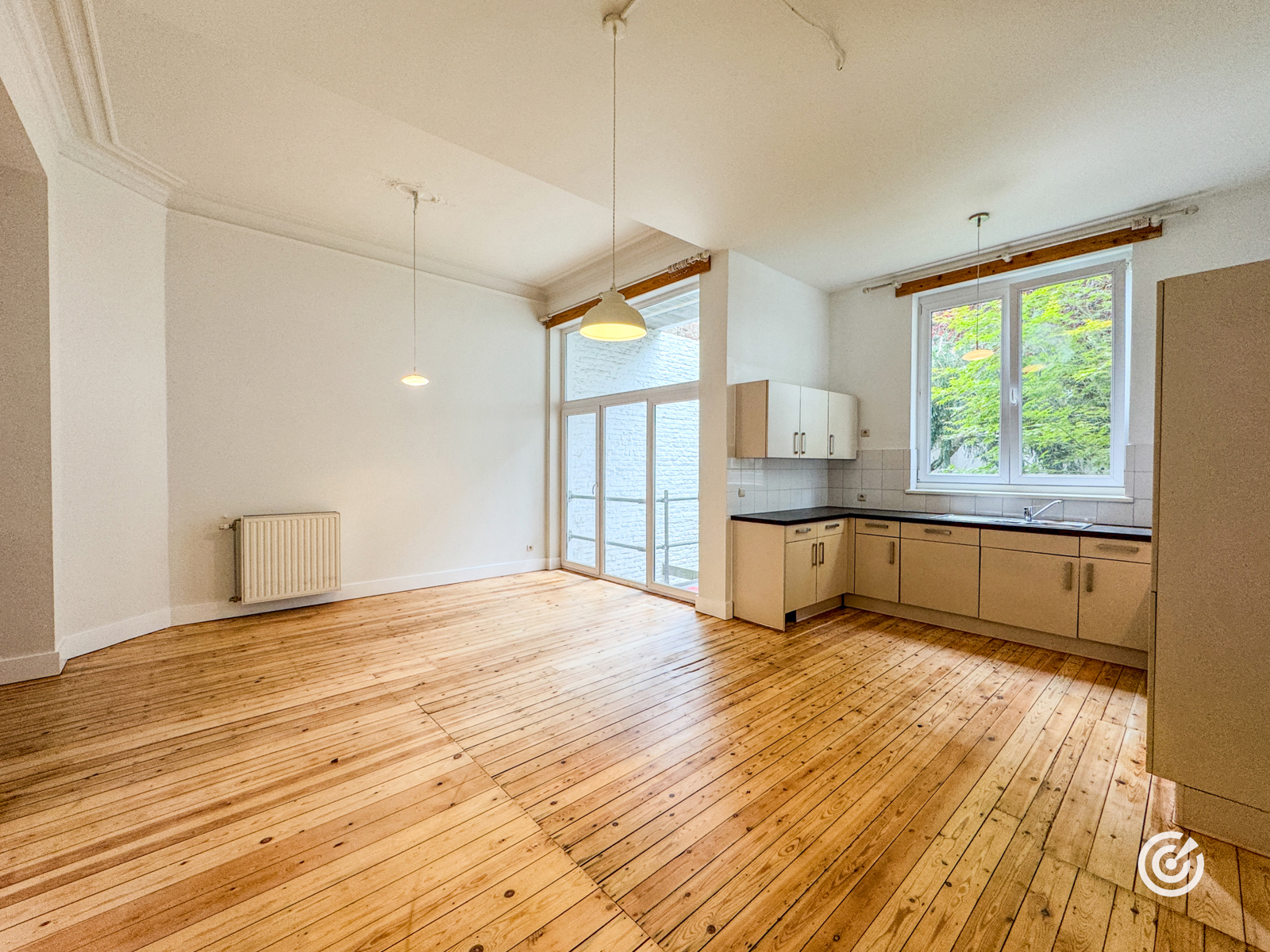 Avenue Milcamps 127 — souplex 2 ch. avec jardin — Appartement à louer à Schaerbeek